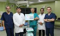 گزارش تصویری اهداء دستگاه وکیوم بیوپسی جهت بخش تصویربرداری بیمارستان شهدای تجریش