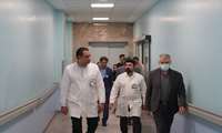 بازدید تیم معاونت توسعه مدیریت و منابع دانشگاه از مجتمع بیمارستانی شهدای تجریش