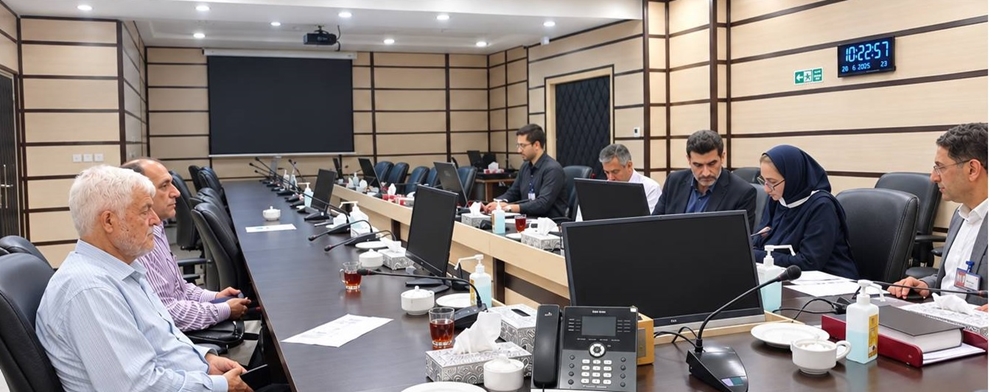 برگزاری جلسه نظارتی ایاب و ذهاب با پیمانکار در مجتمع بیمارستانی شهدای تجریش